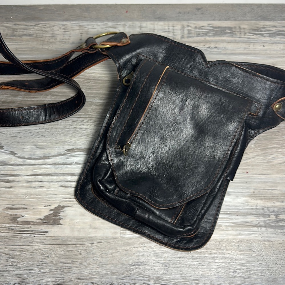 Dark Brown Fanny pack, hip satchel NWOT